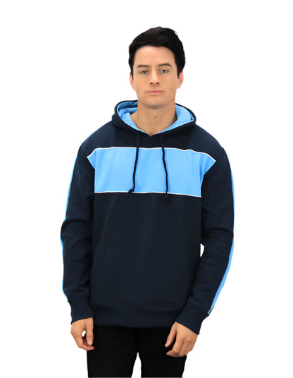Be Seen Adults Three Toned Hoodie With Contrast (BSHD11)