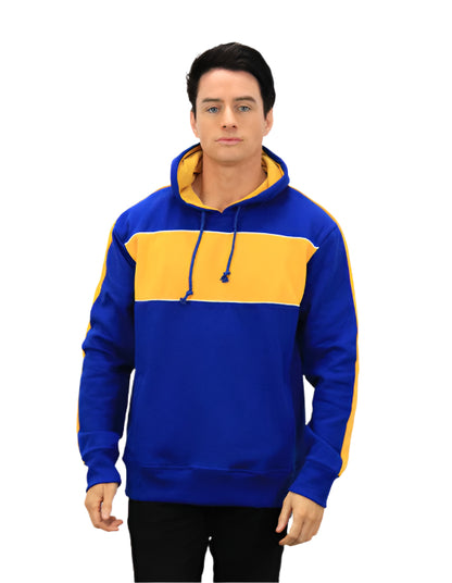 Be Seen Adults Three Toned Hoodie With Contrast (BSHD11)