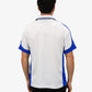 Be Seen Men's Polo Shirt With Striped Collar 7th( 9 Color All White ) (BSP15)