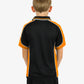 Be Seen Kids Polo Shirt With Striped Collar 1st( 7 Black Color ) (BSP16K)