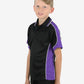 Be Seen Kids Polo Shirt With Striped Collar 1st( 7 Black Color ) (BSP16K)