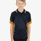 Be Seen Kids Polo Shirt With Striped Collar 3rd( 7 Navy Color ) (BSP16K)