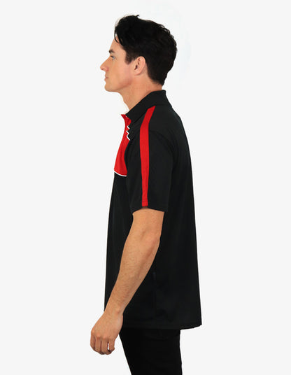 Be Seen Men's Polo With Contrast Shoulder (BSP2012)