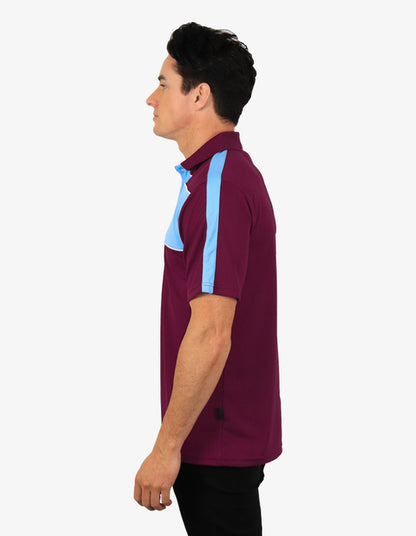 Be Seen Men's Polo With Contrast Shoulder (BSP2012)