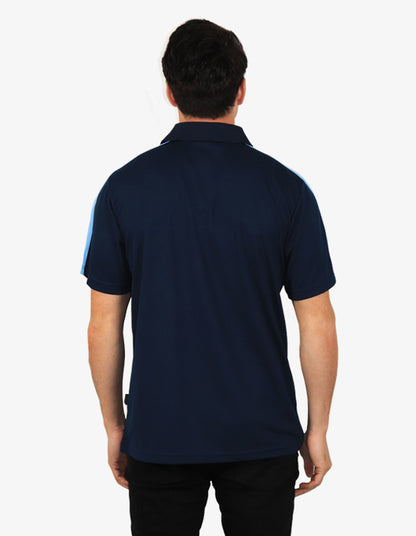 Be Seen Men's Polo With Contrast Shoulder (BSP2012)