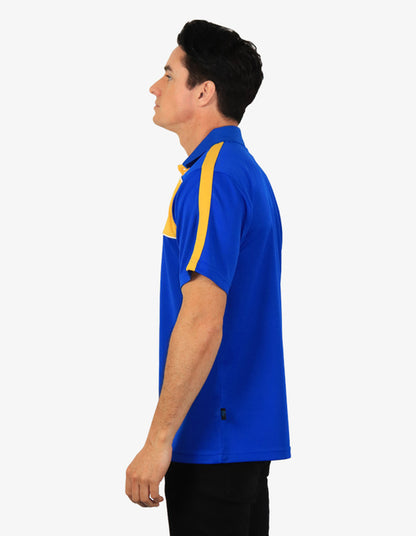 Be Seen Men's Polo With Contrast Shoulder (BSP2012)