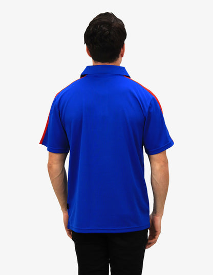 Be Seen Men's Polo With Contrast Shoulder (BSP2012)