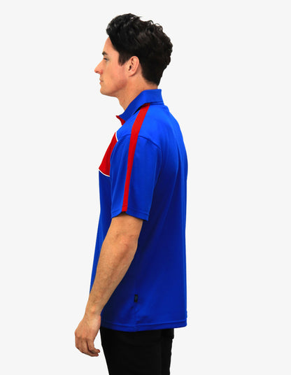 Be Seen Men's Polo With Contrast Shoulder (BSP2012)