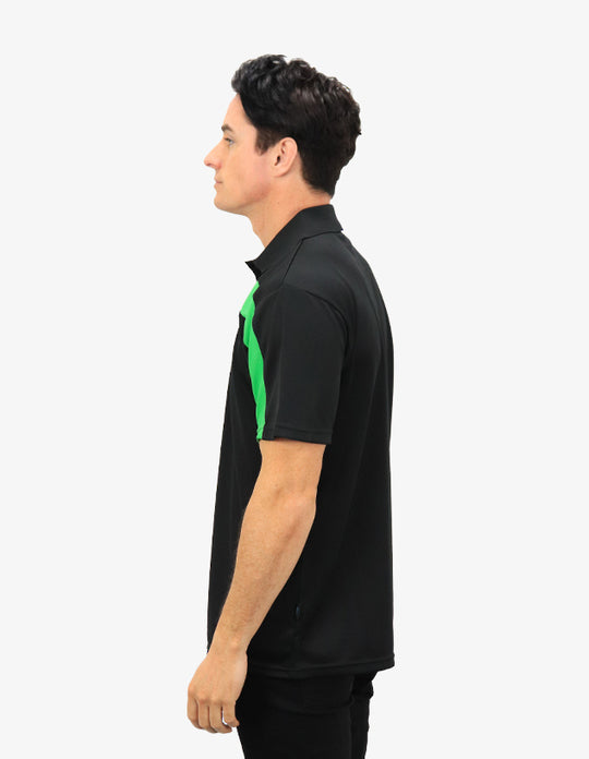 Be Seen Adults Polo Shirt With Contrast Side And Shoulder Panel (BSP2014)