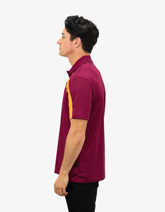 Be Seen Adults Polo Shirt With Contrast Side And Shoulder Panel (BSP2014)