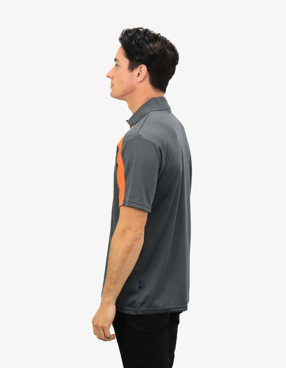 Be Seen Adults Polo Shirt With Contrast Side And Shoulder Panel (BSP2014)