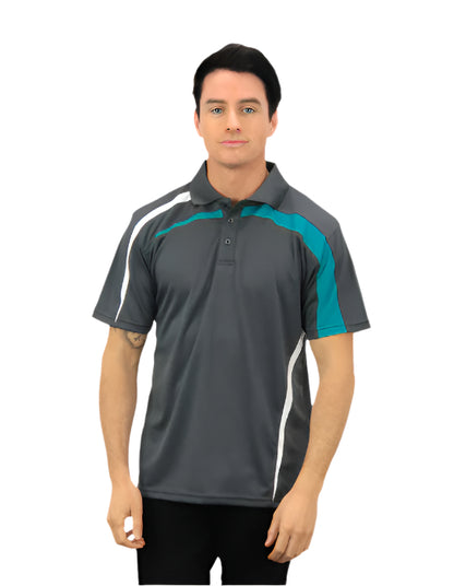 Be Seen Adults Polo Shirt With Contrast Side And Shoulder Panel (BSP2014)