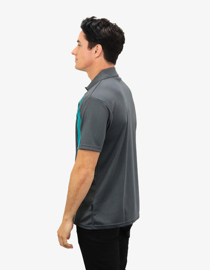 Be Seen Adults Polo Shirt With Contrast Side And Shoulder Panel (BSP2014)