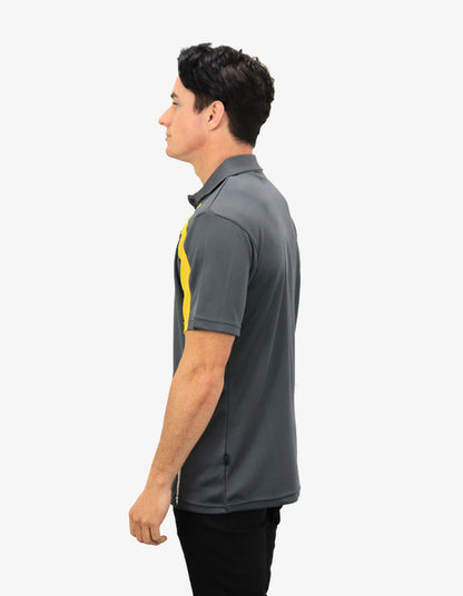 Be Seen Adults Polo Shirt With Contrast Side And Shoulder Panel (BSP2014)