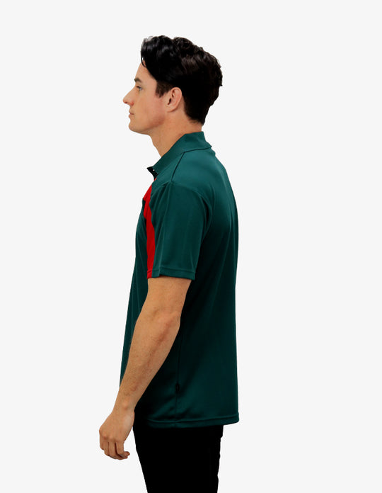 Be Seen Adults Polo Shirt With Contrast Side And Shoulder Panel (BSP2014)