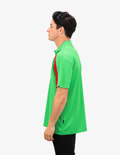 Be Seen Adults Polo Shirt With Contrast Side And Shoulder Panel (BSP2014)