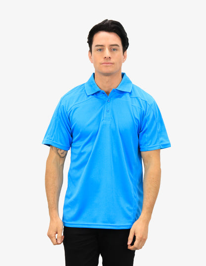 Be Seen Adults Polo Shirt With Contrast Side And Shoulder Panel (BSP2014)