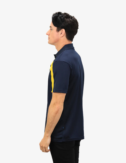 Be Seen Adults Polo Shirt With Contrast Side And Shoulder Panel (BSP2014)