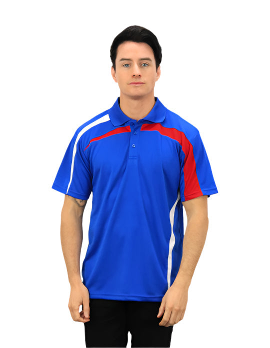 Be Seen Adults Polo Shirt With Contrast Side And Shoulder Panel (BSP2014)