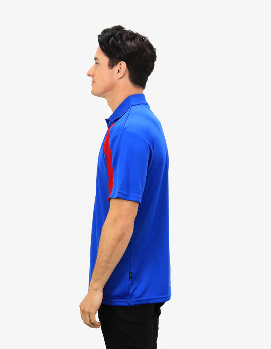Be Seen Adults Polo Shirt With Contrast Side And Shoulder Panel (BSP2014)
