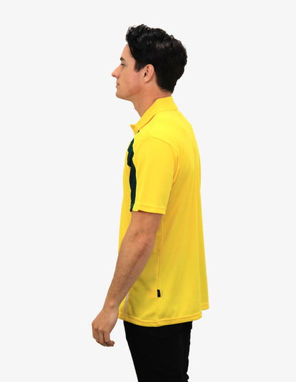 Be Seen Adults Polo Shirt With Contrast Side And Shoulder Panel (BSP2014)
