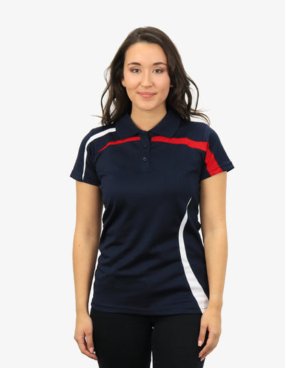 Be Seen Ladies Polo Shirt With Contrast (BSP2014L)