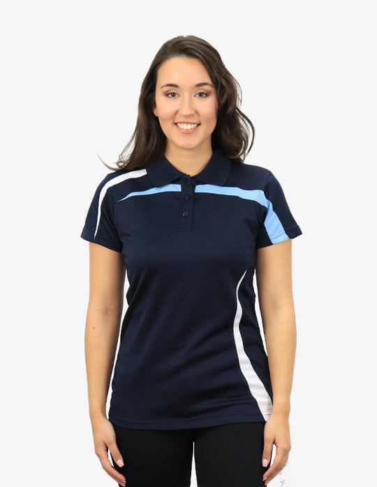 Be Seen Ladies Polo Shirt With Contrast (BSP2014L)