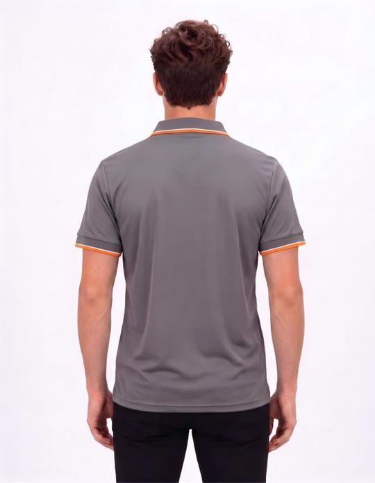 Be Seen Mens Striped Collar and Cuff Polo (BSP2016)