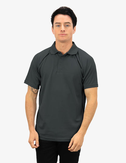 Be Seen Men's Polo Shirt With Contrast Piping (BSP36)
