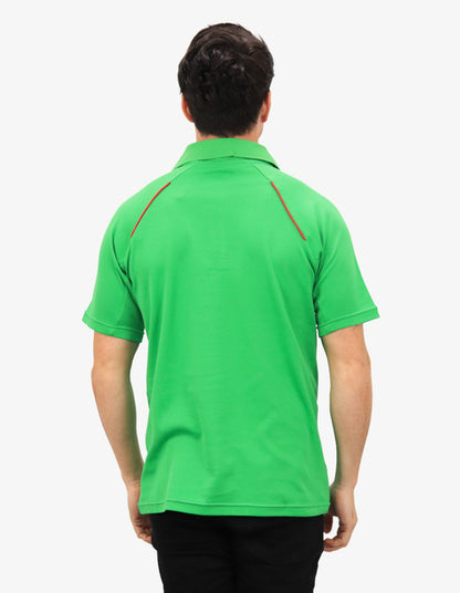 Be Seen Men's Polo Shirt With Contrast Piping (BSP36)