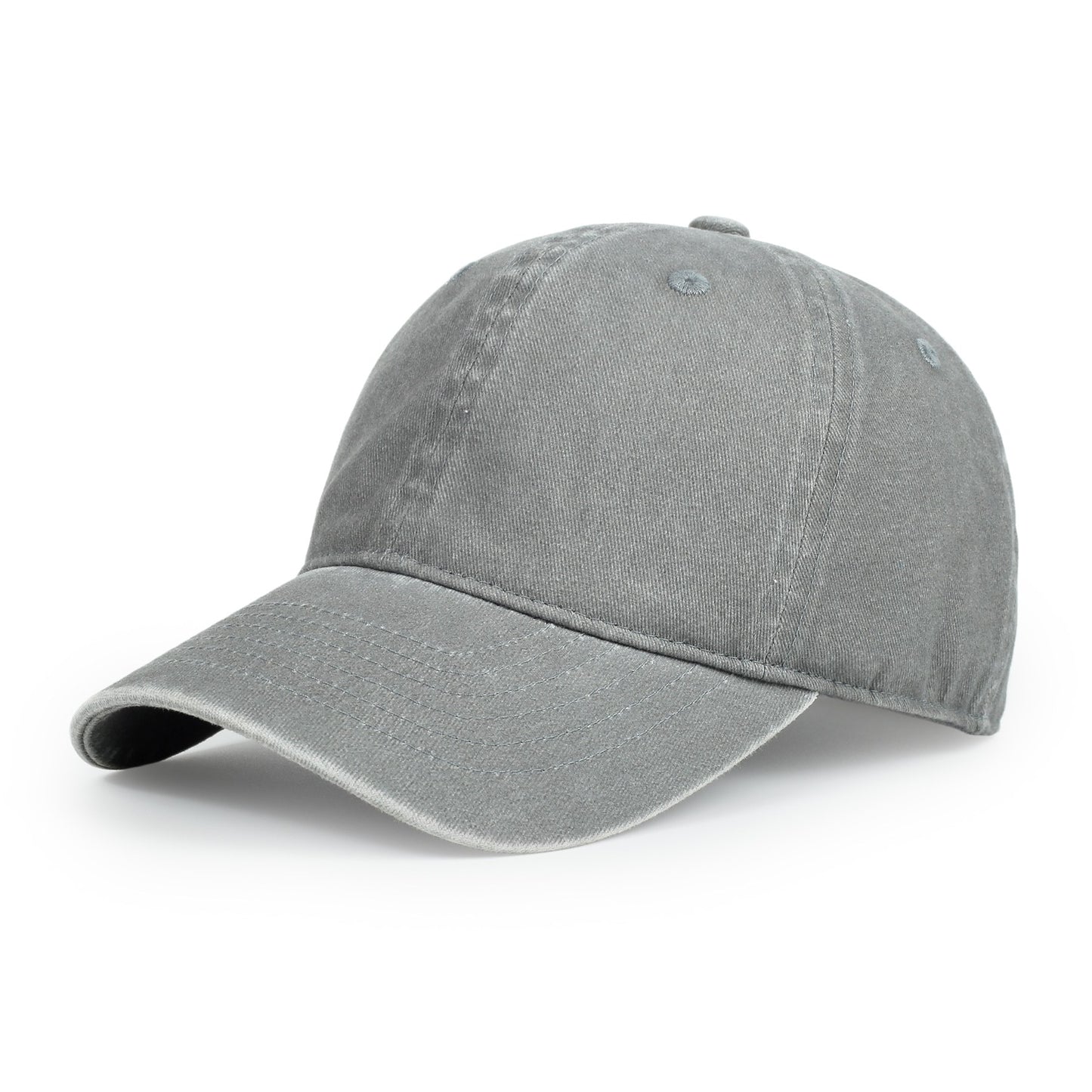 Ramo 280Gsm Cotton Drill Washed Unstructured Caps-(C007HY)