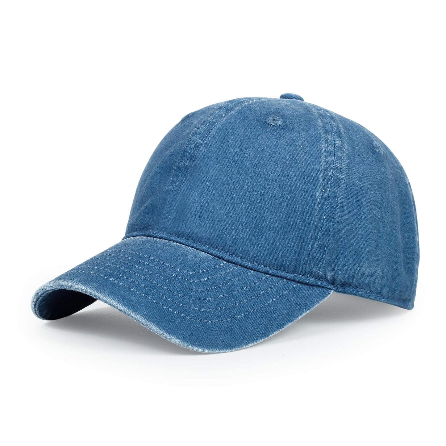 Ramo 280Gsm Cotton Drill Washed Unstructured Caps-(C007HY)