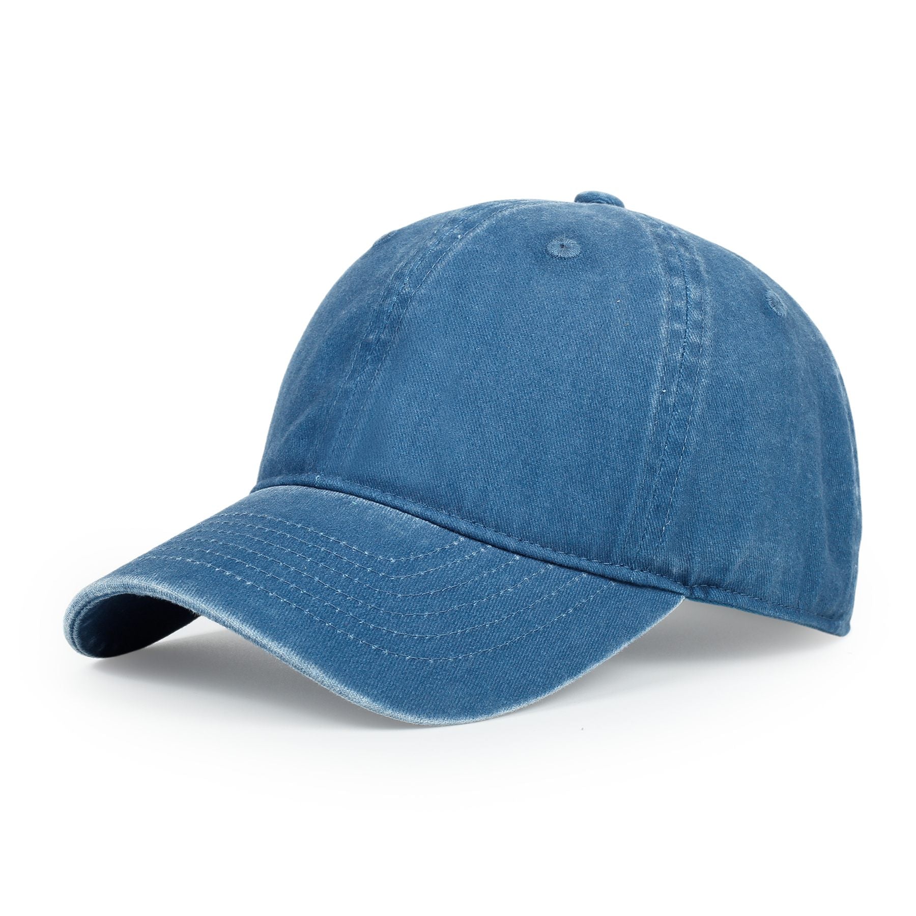 Ramo 280Gsm Cotton Drill Washed Unstructured Caps-(C007HY)