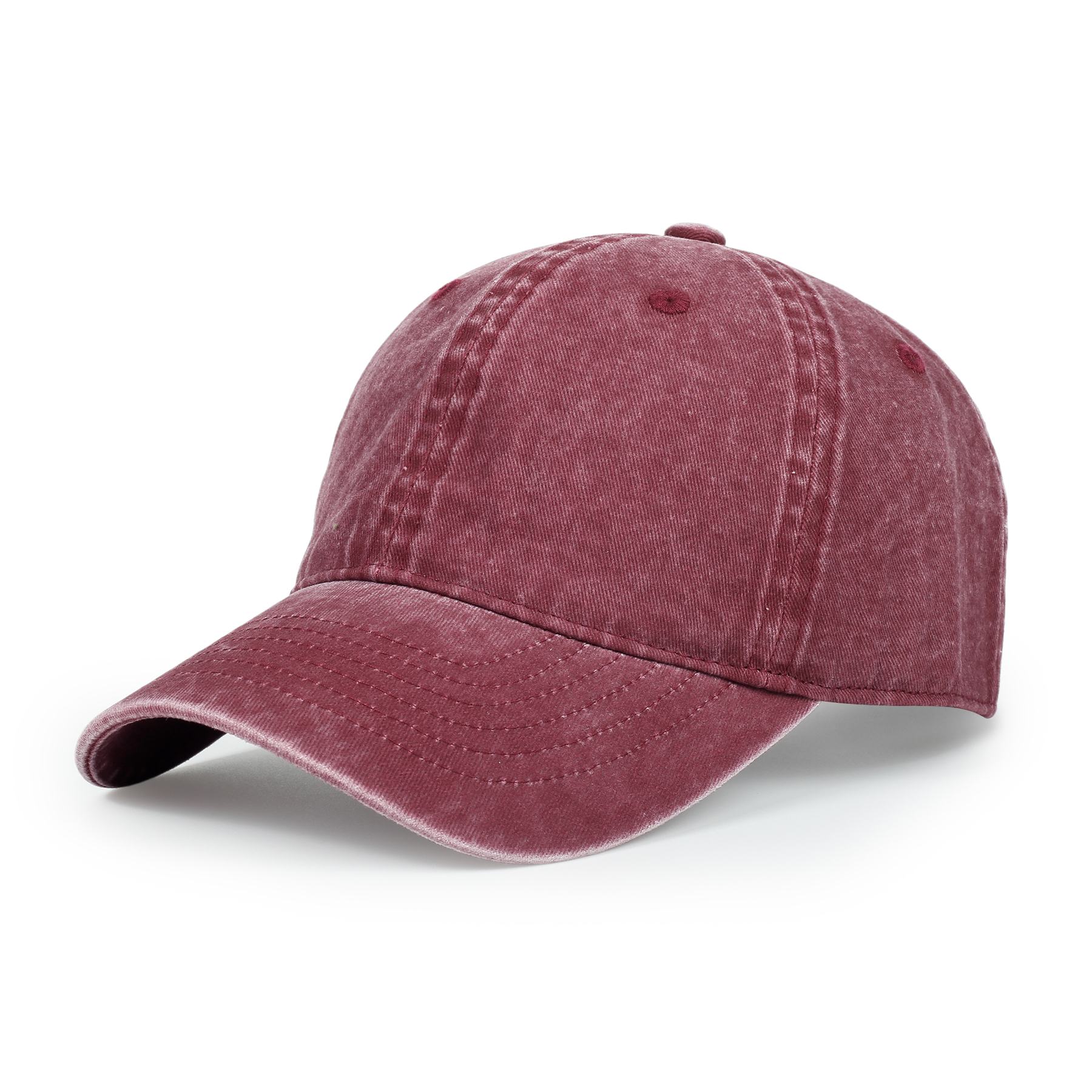 Ramo 280Gsm Cotton Drill Washed Unstructured Caps-(C007HY)