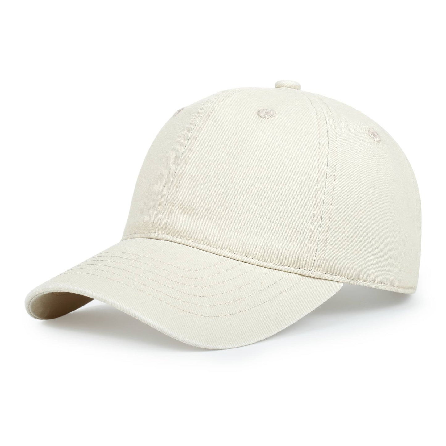 Ramo 280Gsm Cotton Drill Washed Unstructured Caps-(C007HY)