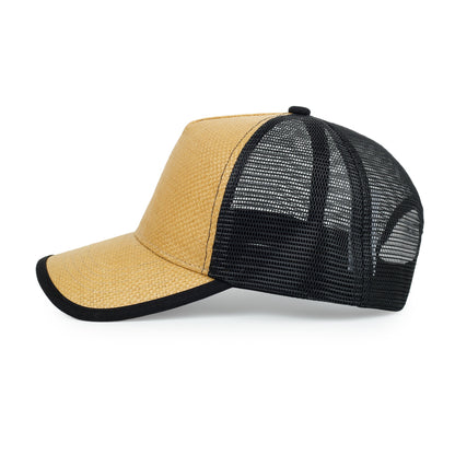 Ramo Straw Mesh Trucker Caps-(C008HY)