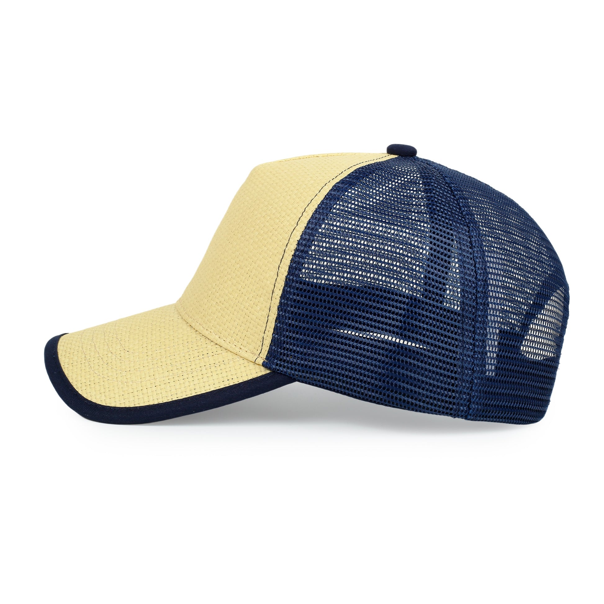 Ramo Straw Mesh Trucker Caps-(C008HY)