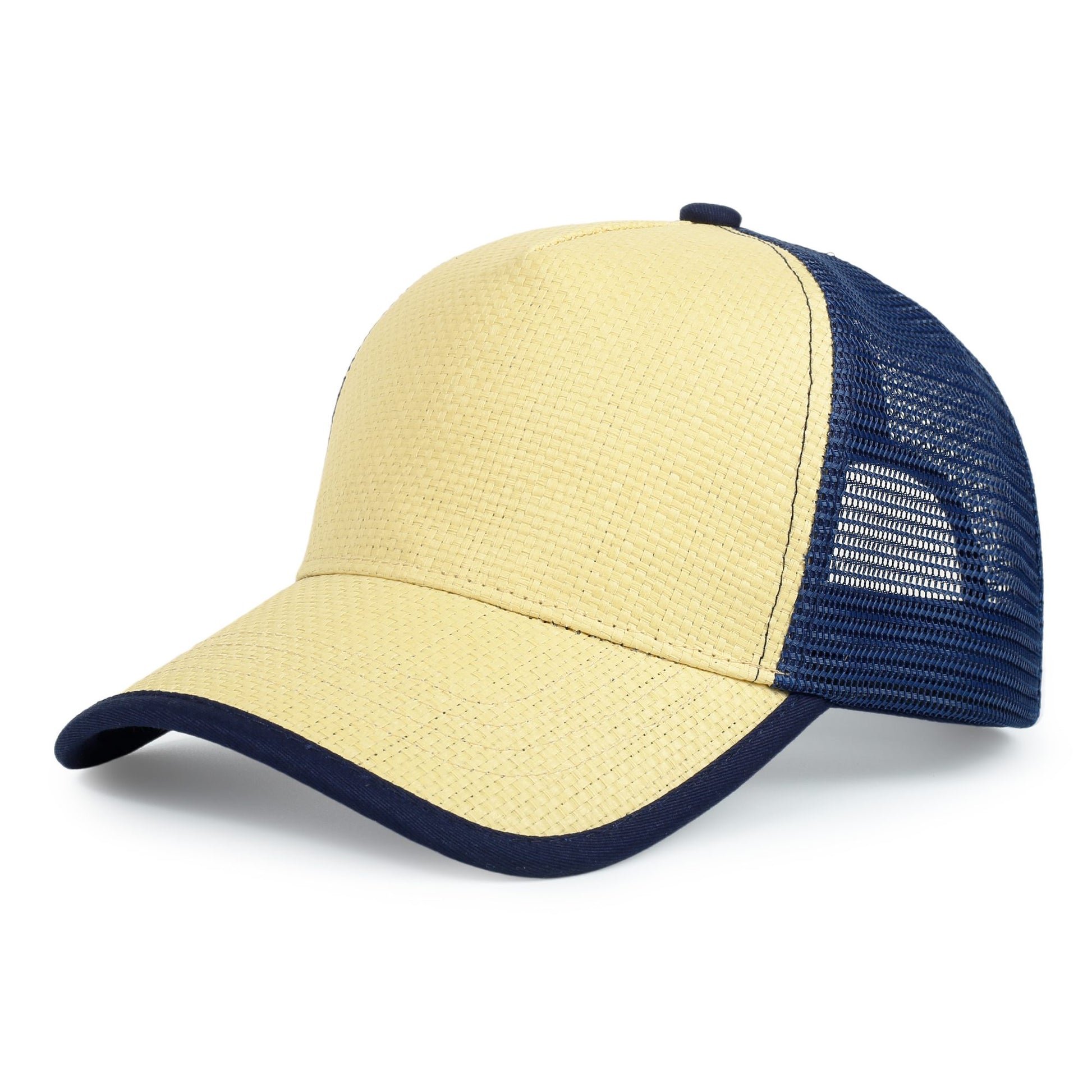 Ramo Straw Mesh Trucker Caps-(C008HY)
