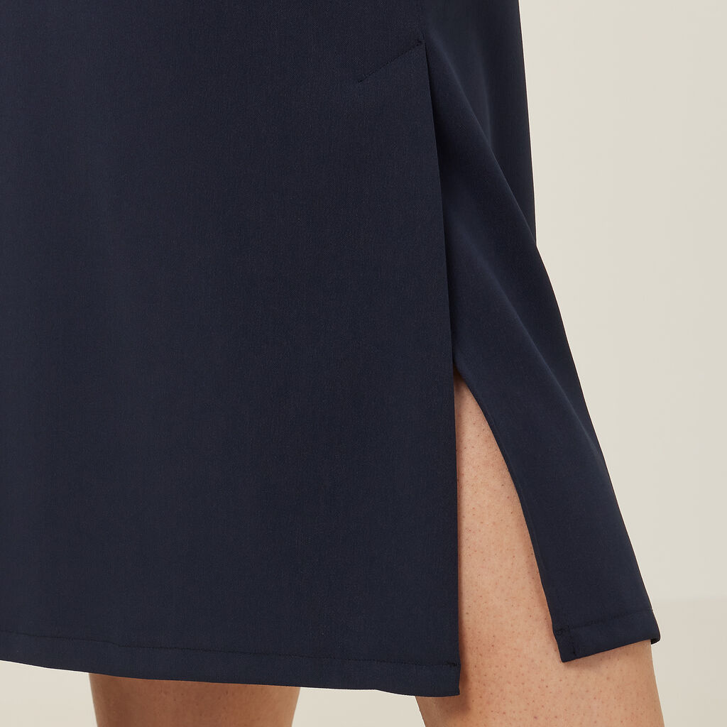 NNT Crepe Stretch Midi Length A-line Skirt (CAT2RV)
