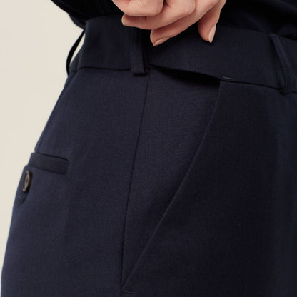 NNT Uniforms Wool Blend Twill Secret Waist Slim Leg Pant (CAT3YH)