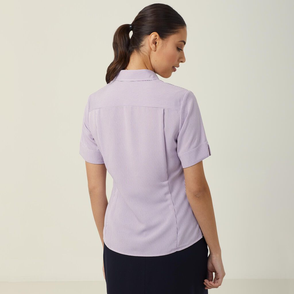 NNT Uniforms Poly Print Short Sleeve Action Back Shirt (CAT4AB)