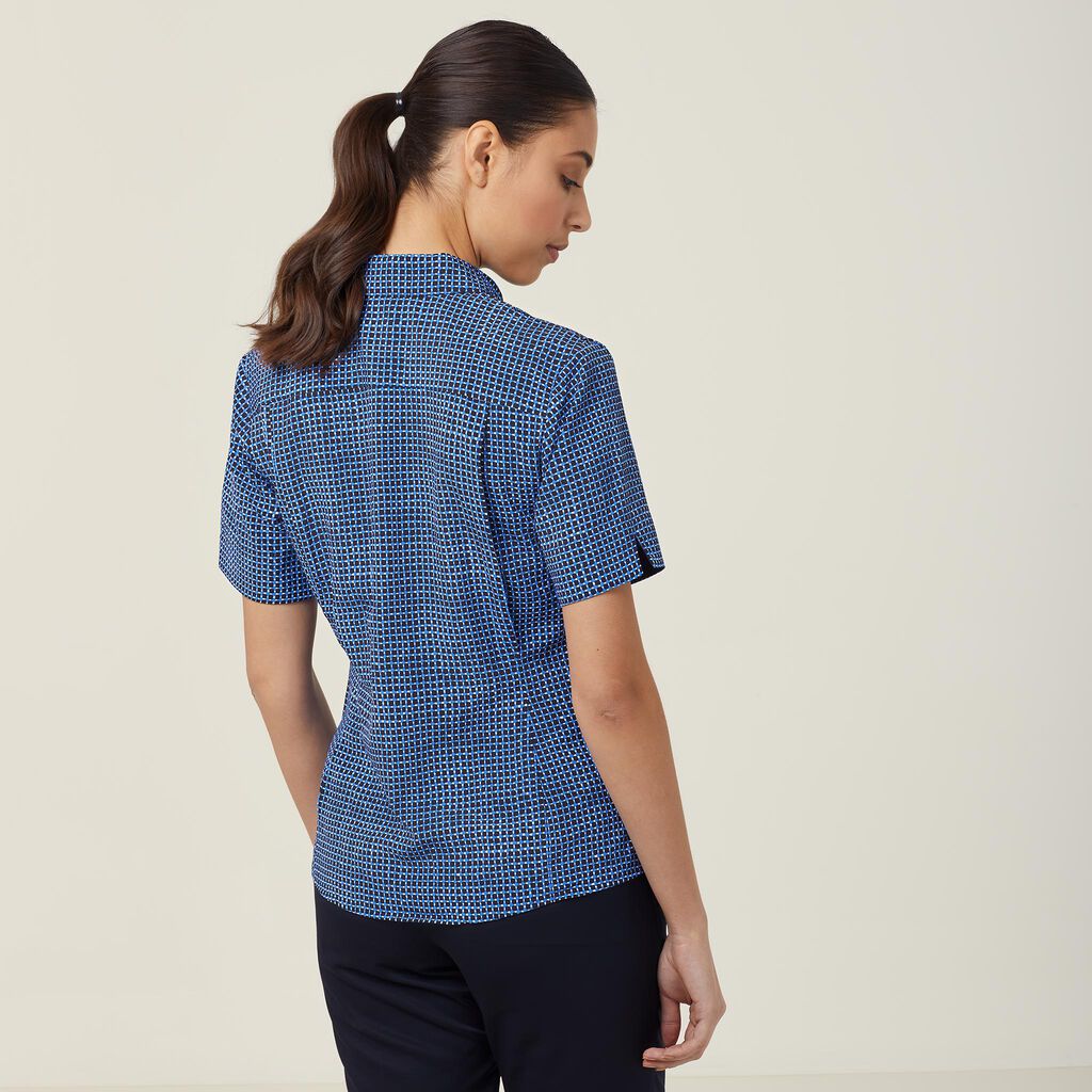 NNT Uniforms Pixel Print S/S Action Back Shirt (CAT9S2)