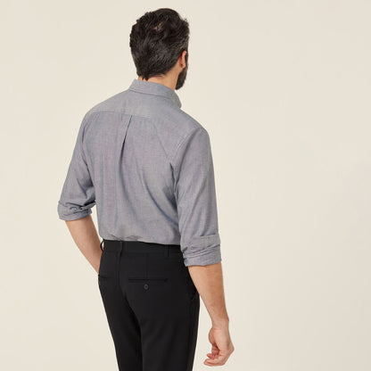 NNT Cotton Chambray Long Sleeve Shirt M (CATJJU)