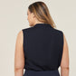 NNT Sleeveless Satin Back Crepe Blouse (CATUQX)