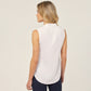 NNT Sleeveless Satin Back Crepe Blouse (CATUQX)