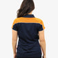 Be Seen Ladies Polo Shirt With Contrast Sleeve Edge Piping 2nd Color (The Chameleon)