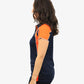 Be Seen Ladies Polo Shirt With Contrast Sleeve Edge Piping 2nd Color (The Chameleon)
