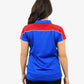 Be Seen Ladies Polo Shirt With Contrast Sleeve Edge Piping 2nd Color (The Chameleon)