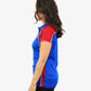 Be Seen Ladies Polo Shirt With Contrast Sleeve Edge Piping 2nd Color (The Chameleon)