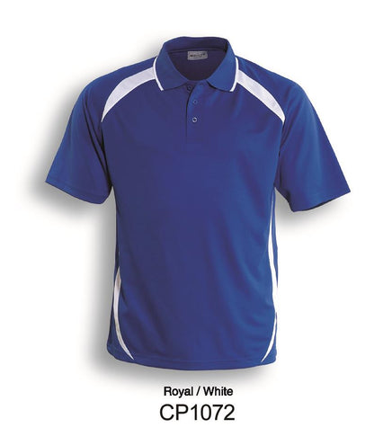 Bocini Contrast Contour Polo-(CP1072)